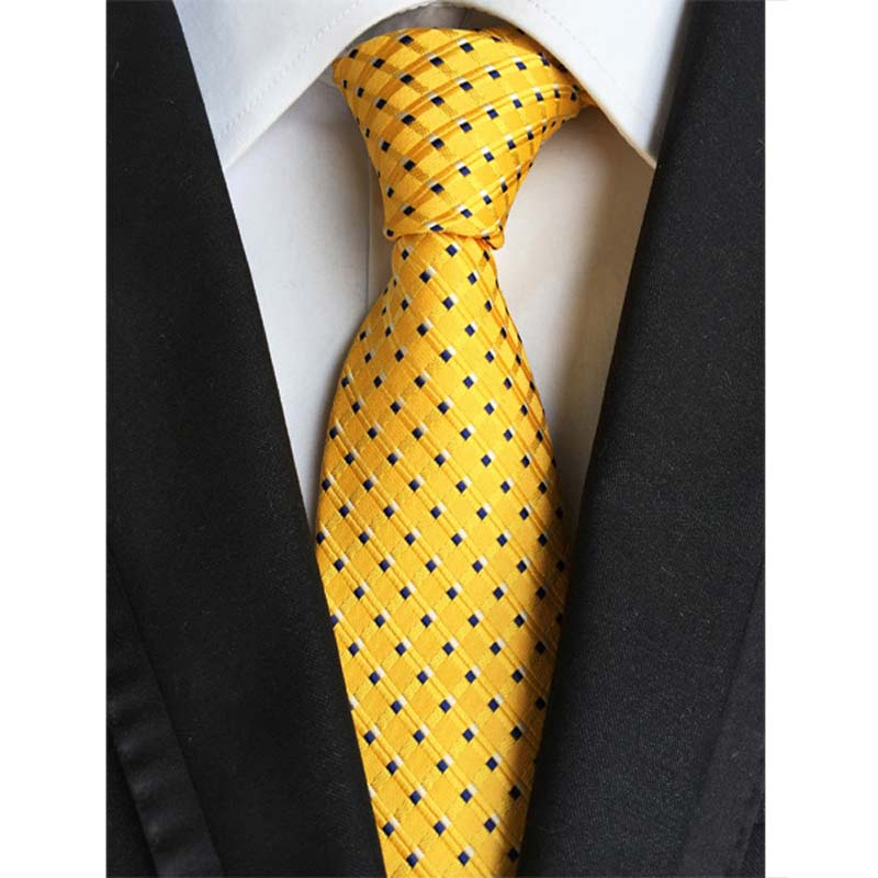 yellow necktie