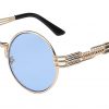 Gold w sea blue lens